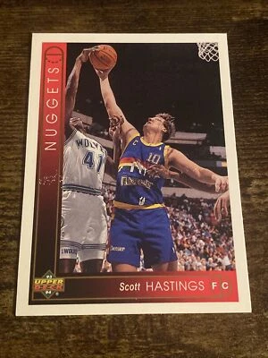 1993-94 Upper Deck Scott Hastings Denver Nuggets #88 L8534* - Image 1 of 2
