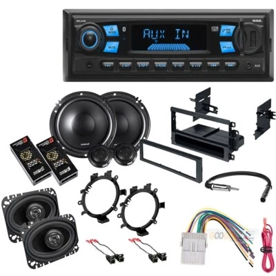 Car Stereo Bluetooth/MP3/USB AM/FM & Door Speakers for 2003-2006 Chevy Silverado - Image 1 of 4