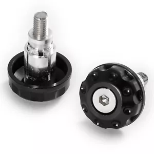 Contrapesos Aluminio Universales Topes Manillar Moto Scooter Negro - Imagen 1 de 1
