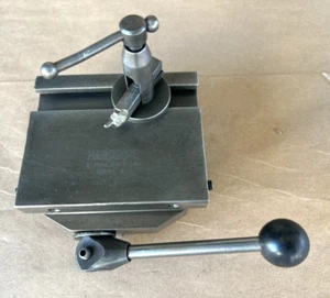 HARDINGE STRAIGHT & TAPER TURNING SLIDE MODEL E W/ ROCKER TOOL POST - Picture 1 of 7