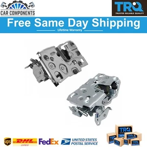 TRQ New Front Door Latch Assembly LH RH Pair 2pc For 1985-2002 Cadillac GMC - Picture 1 of 3
