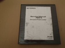 Terex PT-30 Compact Track Loader Service & Parts Manual , issued 2012