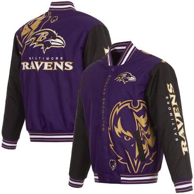 Chaqueta Baltimore Ravens JH Design Poly-Twill - Púrpura Foto 1 de 4
