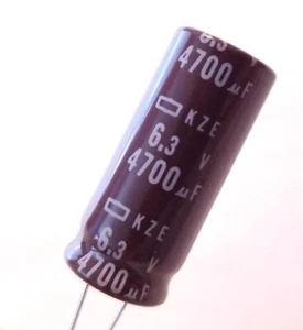 United Chemi-Con 4700UF 6,3V Radialkondensator Neu - Bild 1 von 6