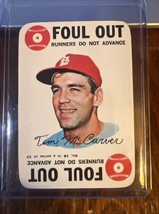 Tim McCarver 1968 Topps Game #18 Vintage NM Range St. Louis Cardinals - Picture 1 of 6
