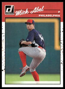 Carta Baseball Mick Abel 2023 Donruss #246 Philadelphia Phillies - Foto 1 di 2