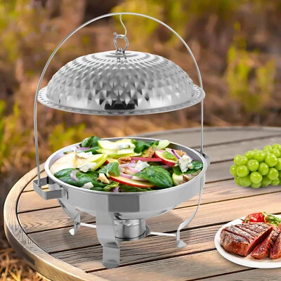 8L Stainless Steel Stove Diamond Hanging Lid Stove W/handle For Kitchen Silver - Image 1 of 4