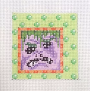 Associated Talents AT needlepoint handpaint canvas Frankenstein EE925 Halloween - Picture 1 of 4