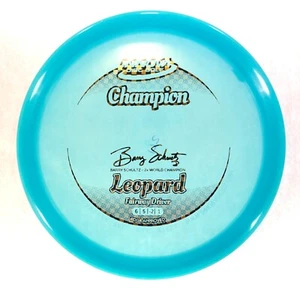 DISC GOLF INNOVA CHAMPION LEOPARD FAIRWAY DRIVER 172g BLUE W/ CHECKER FOIL - Picture 1 of 1