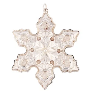 Gorham 1975 Sterling Silver Christmas Ornament Snowflake 925 Holiday Decor Vtg - Picture 1 of 6