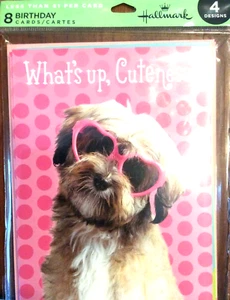 KIDS Birthday Cards, 8 pack, 4 Designs/ 2 of each for KIDS Save Hallmark V24 - Picture 1 of 2