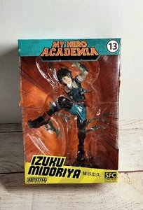 My Hero Academia DEKU Statue IZUKU MIDORIYA Shelf Wear Box See PICS Sealed - Picture 1 of 19