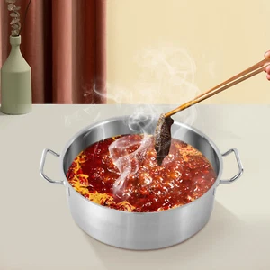 Olla grande de acero inoxidable con tapa de 11 cuartos de galón NUEVO - Imagen 1 de 12