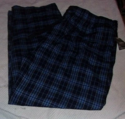 Pantalones de pijama VAN HEUSEN HOMBRE 2 XL 2 bolsillos botón mosca NUEVO Foto 1 de 2