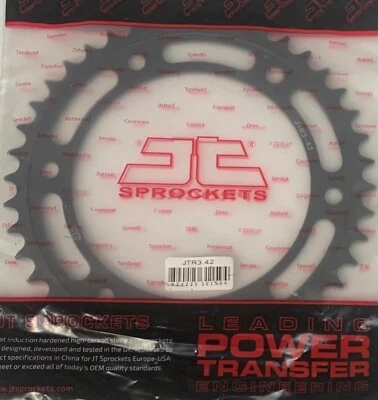 JT CORONA NERA PASSO 525 42 denti per BMW F 800 R 2009 2010 2011 2012 2013 2014 - Изображение 1 из 2