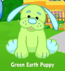 Webkinz Classic Green Earth Puppy Pet Code Only - Foto 1 di 1