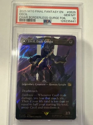 PSA 10 Surge Foil Final Fantasy Cecil Dark Knight Paladin 0525 MTG - Image 1 of 2