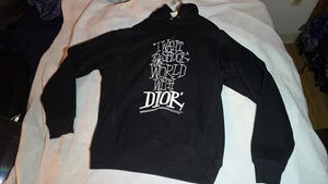 DIOR x SHAWN STUSSY I Want To Shock The World With Dior Hoodie Schwarz Größe L! - Bild 1 von 14