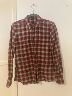 长袖方格恤衫 — 第 1/2 张图片