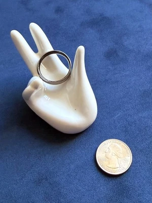 Anillo espejo negro carburo de tungsteno Tritón edición limitada talla 10 Foto 1 de 4