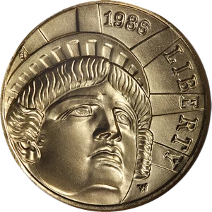 1986-W Statue of Liberty Commemorative Gold $5 NGC MS70 - STOCK - Picture 1 of 4