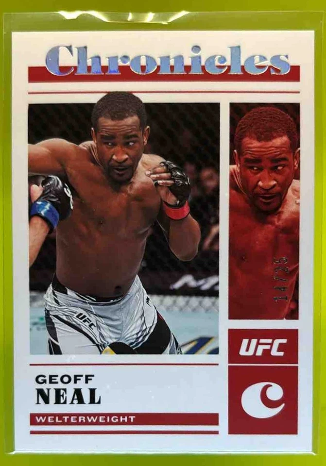 2023 Panini Chronicles UFC Geoff Neal Holo Silver /25 #22 - Image 1 of 4