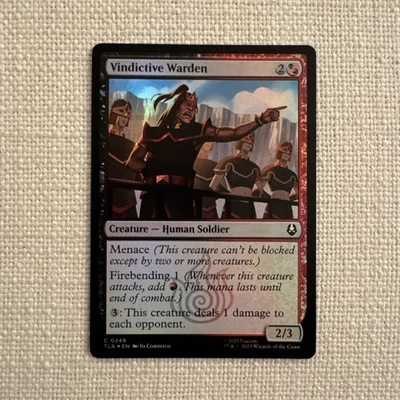 Vindictive Warden FOIL C0249 Avatar: The Last Airbender MTG NM - Image 1 of 2