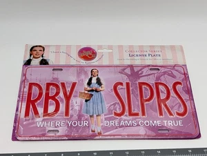 Wizard of Oz Vanity Plate 2004 Ruby Slippers Metal - Picture 1 of 8