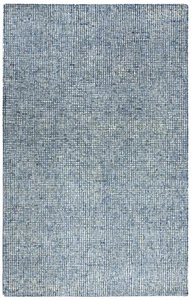 3x5 Rizzy Rugs Blue Solid Mosaic Single Color Door Mat TAL101 - Aprx 3' x 5' - Picture 1 of 2