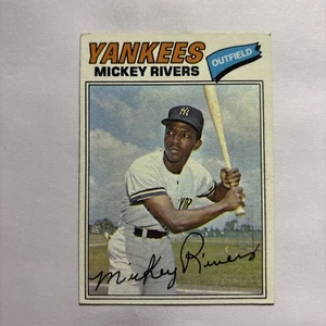 1977 Topps #305 Mickey Rivers - Picture 1 of 2