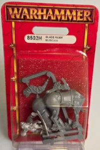 Warhammer Wood Elf Glade Rider Musician 8502H - Brand New! RARE OOP 1997 - Foto 1 di 2
