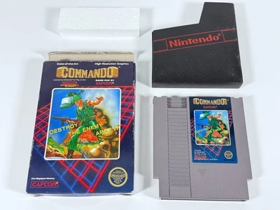 Commando (Nintendo Nes) Game & Box Authentic & Tested - Image 1 of 4