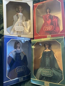 Barbie Royal Jewels Collection Set 2000 Mattel - Smaragd, Saphir, Diamant, Rubin - Bild 1 von 18