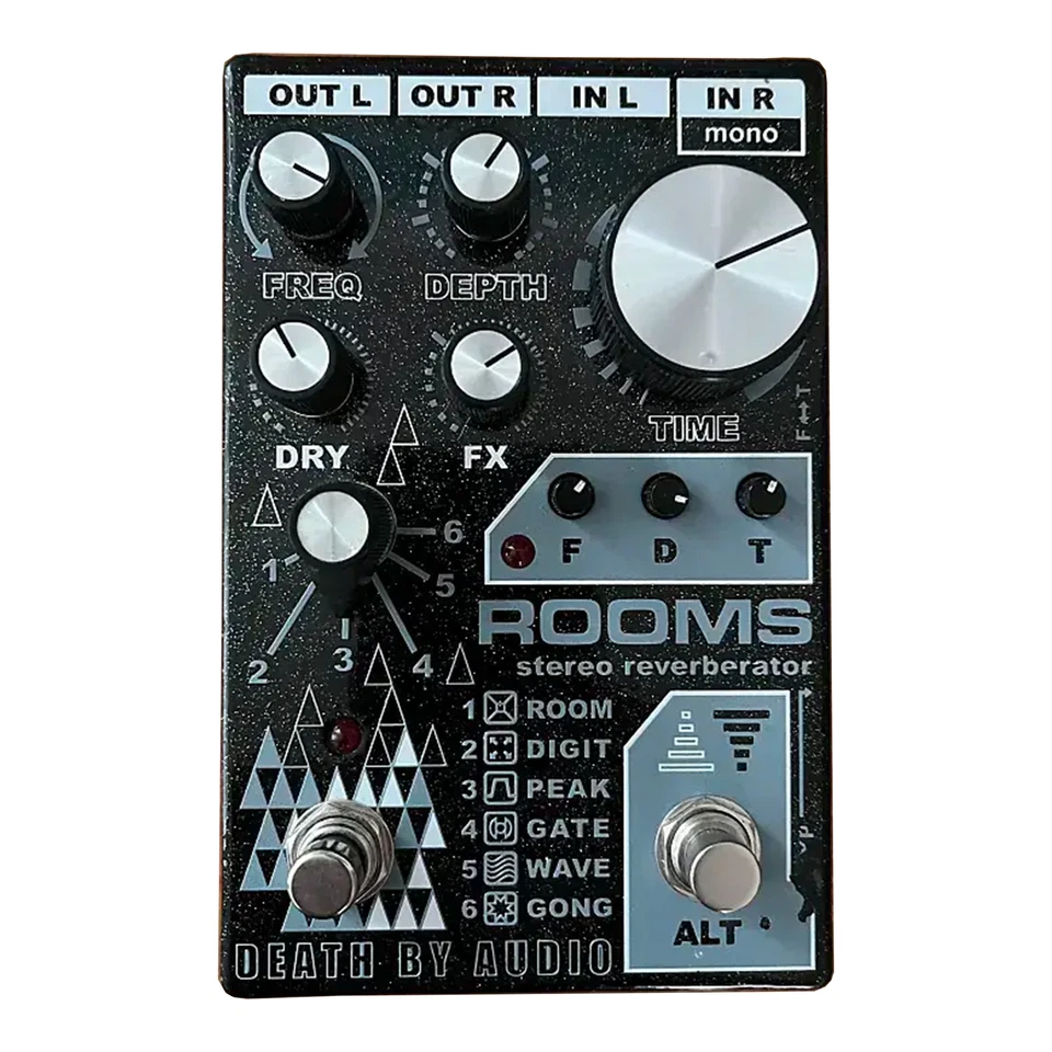 Pedal reverberador estéreo Death By Audio Rooms - Usado Foto 1 de 1