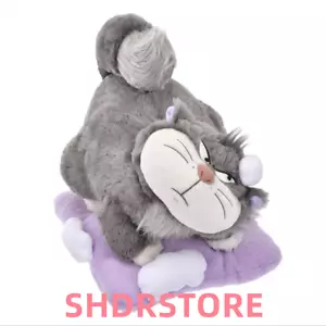 Disney store authentic 2025 lucifer cat plush 13inches shanghai disneyland - Picture 1 of 1