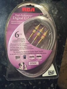 RCA DT6DC Cavo Componente Video Digitale 6ft Alto Perf HDTV Monitor Convertitore DVD - Foto 1 di 5