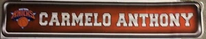Carmelo Anthony nameplate Knicks NBA Teammate Fathead / Poster Wall Graphics - Picture 1 of 1