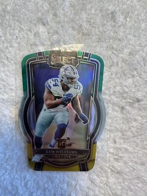 2022 Panini Select - Club Level Green and Yellow Prizm Die-Cut #276 Sam Williams - Image 1 of 2