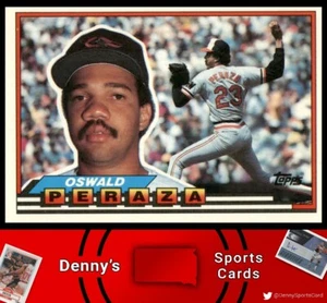 1989 Topps Big #219 Oswald Peraza Baltimore Orioles Baseball Card - Picture 1 of 2