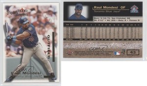 2001 Fleer Triple Crown Raul Mondesi #43