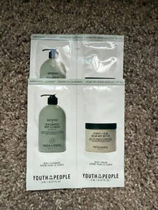 2 X Youth to the People Body Cleanser/Body Butter Samples - Picture 1 of 1