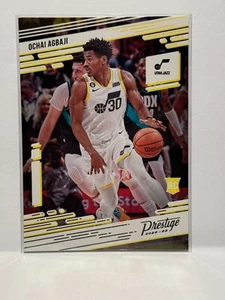 2022-23 Panini Chronicles Prestige Basketball Ochai Agbaji #75 Rookie - Picture 1 of 2