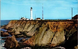 POINT ARENA LIGHTHOUSE Coast Guard CALIFORNIA CA Postcard - Picture 1 of 2