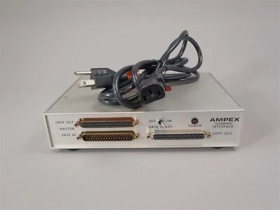 Used Ampex Dubbing Interface Good Condition 115-230V Catalog Number: 1294036-01 - Image 1 of 4