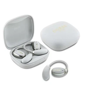 Guess Bluetooth 5.4 Kopfhörer Satin Classic Logo OWS Wireless Earphones Ohrbügel - Bild 1 von 5