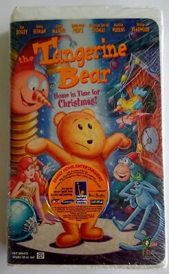 Vintage sealed VHS Tangerine Bear Home In Time For Christmas CASSETTE TAPE - Image 1 of 4