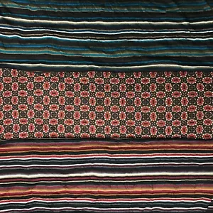 Printed Jersey Knit Fabric Spun Crushed Brick Turquoise 53" Wide A1-155 - Picture 1 of 14