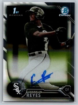 2016  Bowman Chrome #BCAP-FR Franklin Reyes Auto WHITE SOX - Image 1 of 2