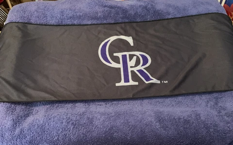 NEW Colorado Rockies Cooling/Rally Towel 1’ Wide 3’ Long Cover
