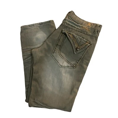 Jeans Attitude Gold 36x32 (gris real 36x30 Y2K Foto 1 de 4